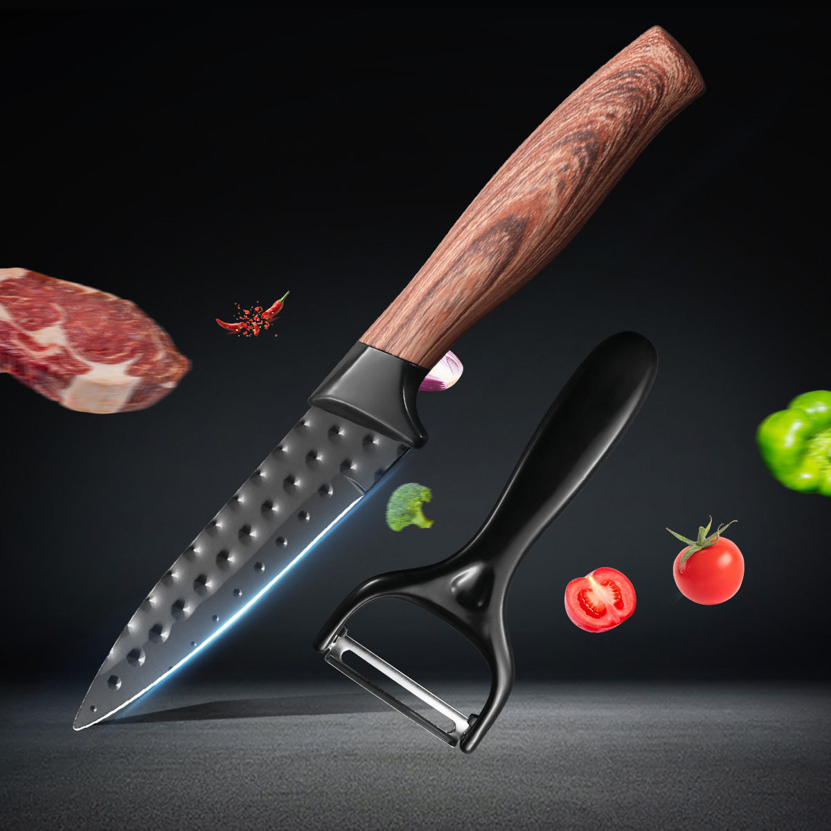 Kitchen Appliances Set - Stainless Steel Fruit Knife Paring Knife