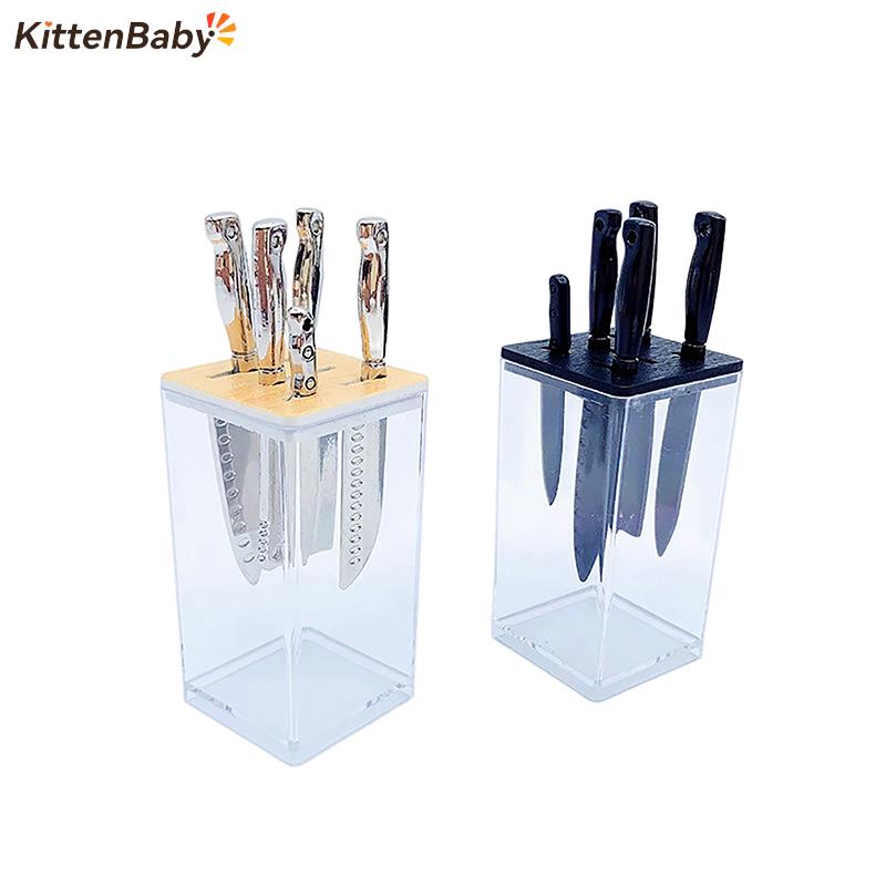 Kitchen Appliances Set - 1/12 Dollhouse Knife Rest Model Mini