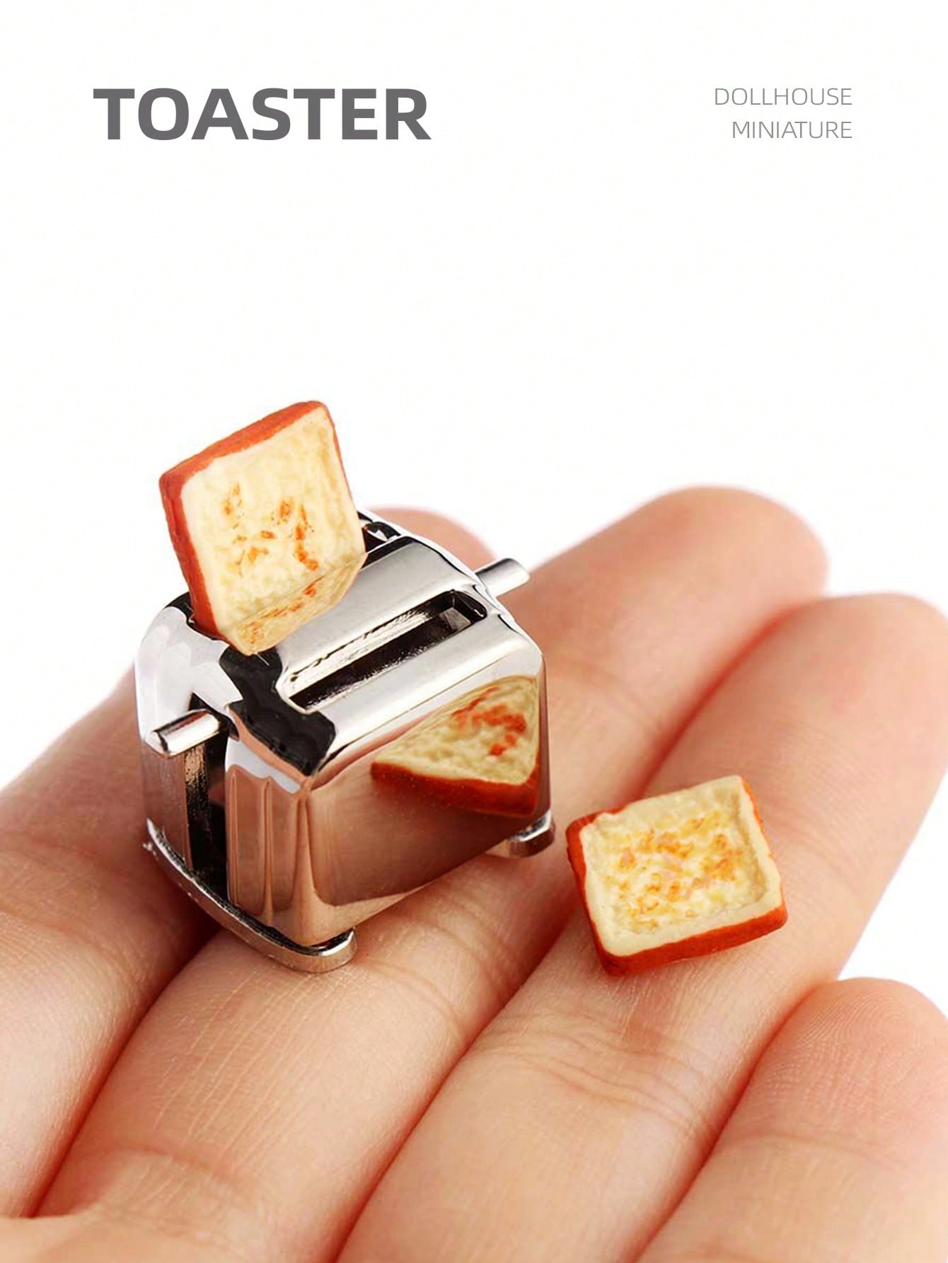 1:12 Dollhouse Miniature Toast - Kitchen Appliances In บทวิจารณ์และราคา