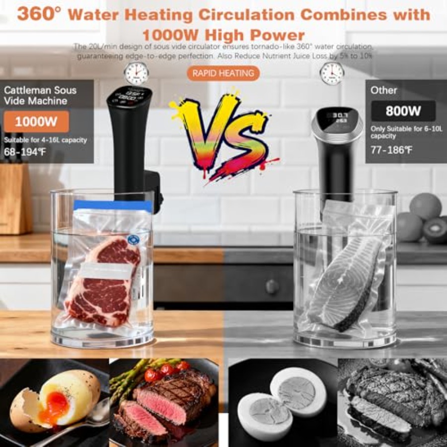 Sous Vide Cooker Wine Chiller  - Sous Vide Immersion บทวิจารณ์และราคา