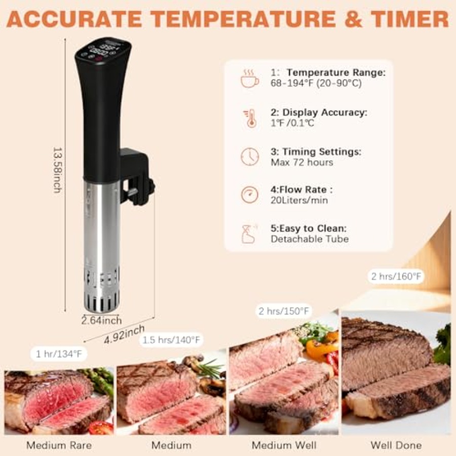 Sous Vide Cooker Wine Chiller  - Sous Vide Immersion บทวิจารณ์และราคา