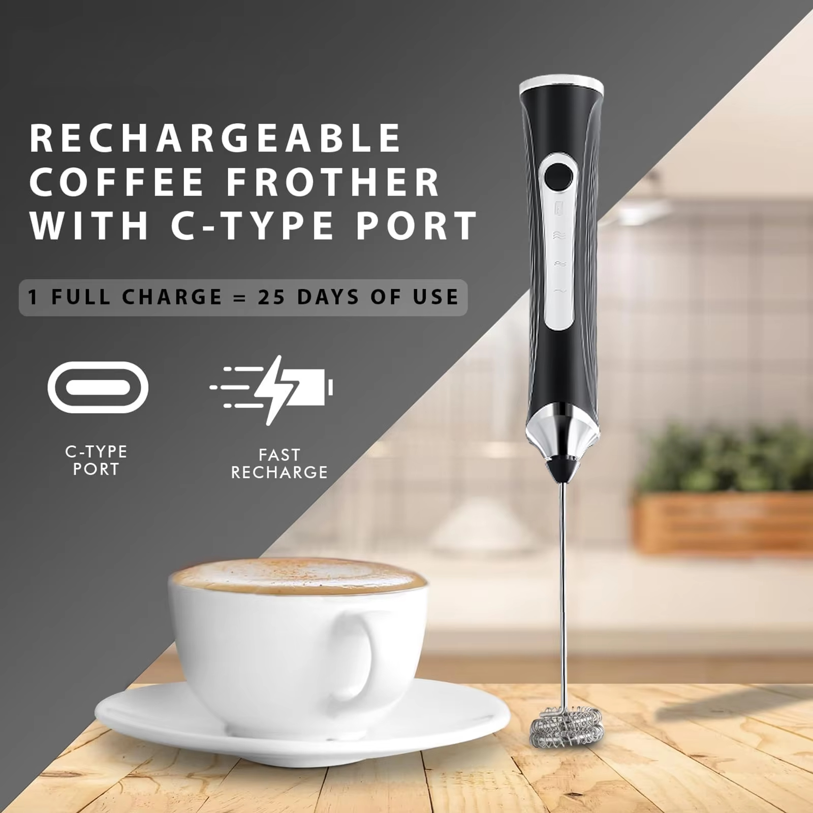 Electric milk frother, milk co - Kitchen Appliances B&Q บทวิจารณ์และราคา