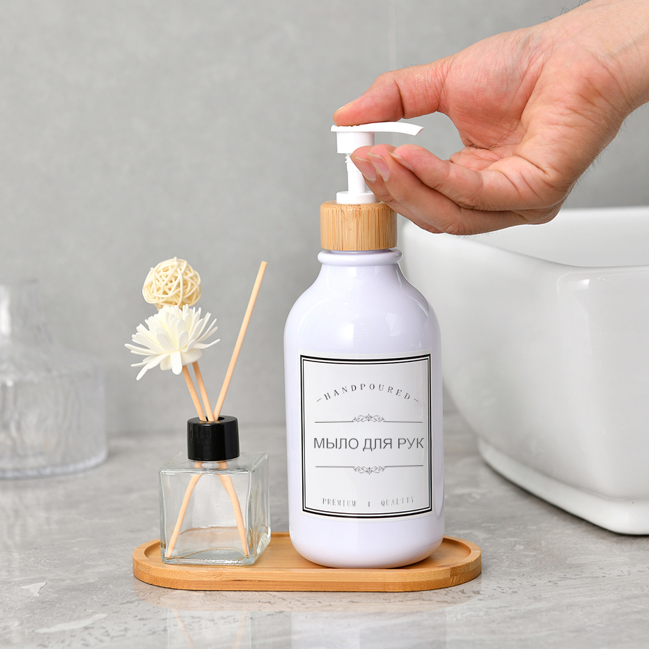 Bathroom Soap Dispenser Labels - Kitchen Appliances Set บทวิจารณ์และราคา