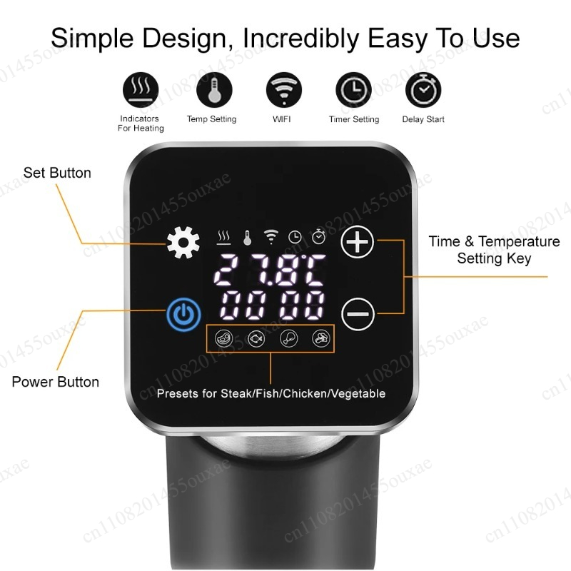 WiFi Sous Vide Machine 1300W I - Sous Vide Immersion บทวิจารณ์และราคา