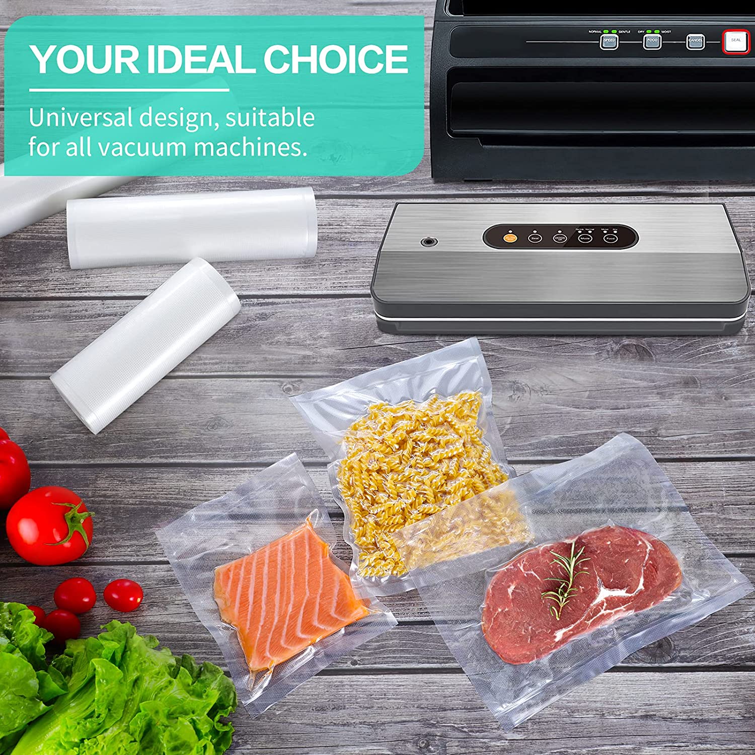 Kitchen Bags For Vacuum Food V - Sous Vide Immersion บทวิจารณ์และราคา