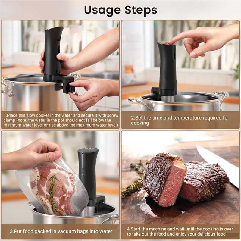 B51C Sous Vide Machine Kitchen - Sous Vide Immersion บทวิจารณ์และราคา
