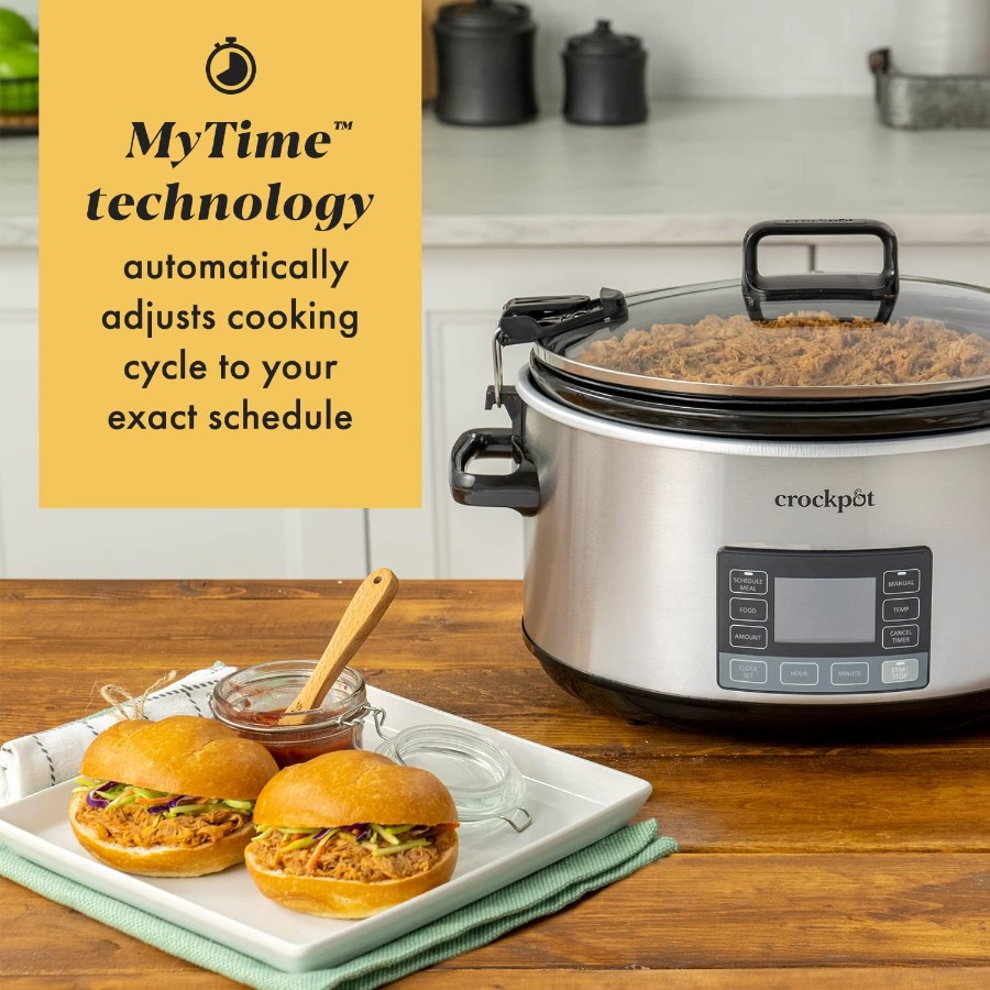 7Quart Slow Cooker Portable Pr - Kitchen Appliances Essentials บทวิจารณ์และราคา