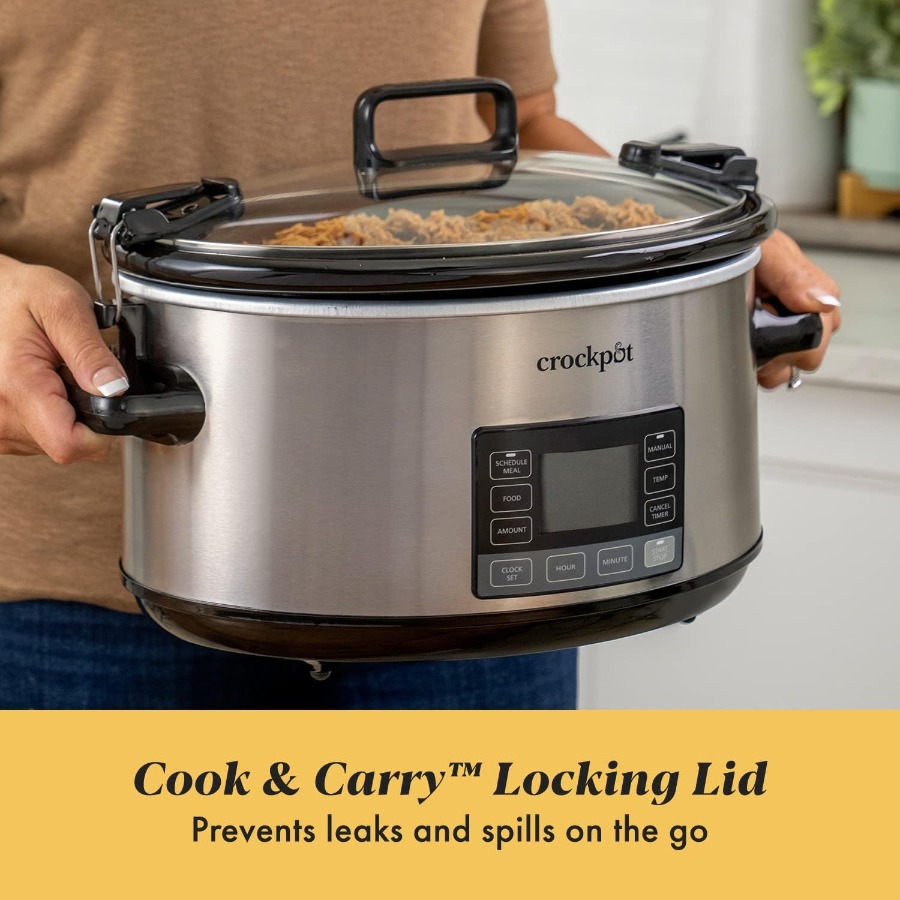 7Quart Slow Cooker Portable Pr - Kitchen Appliances Essentials บทวิจารณ์และราคา