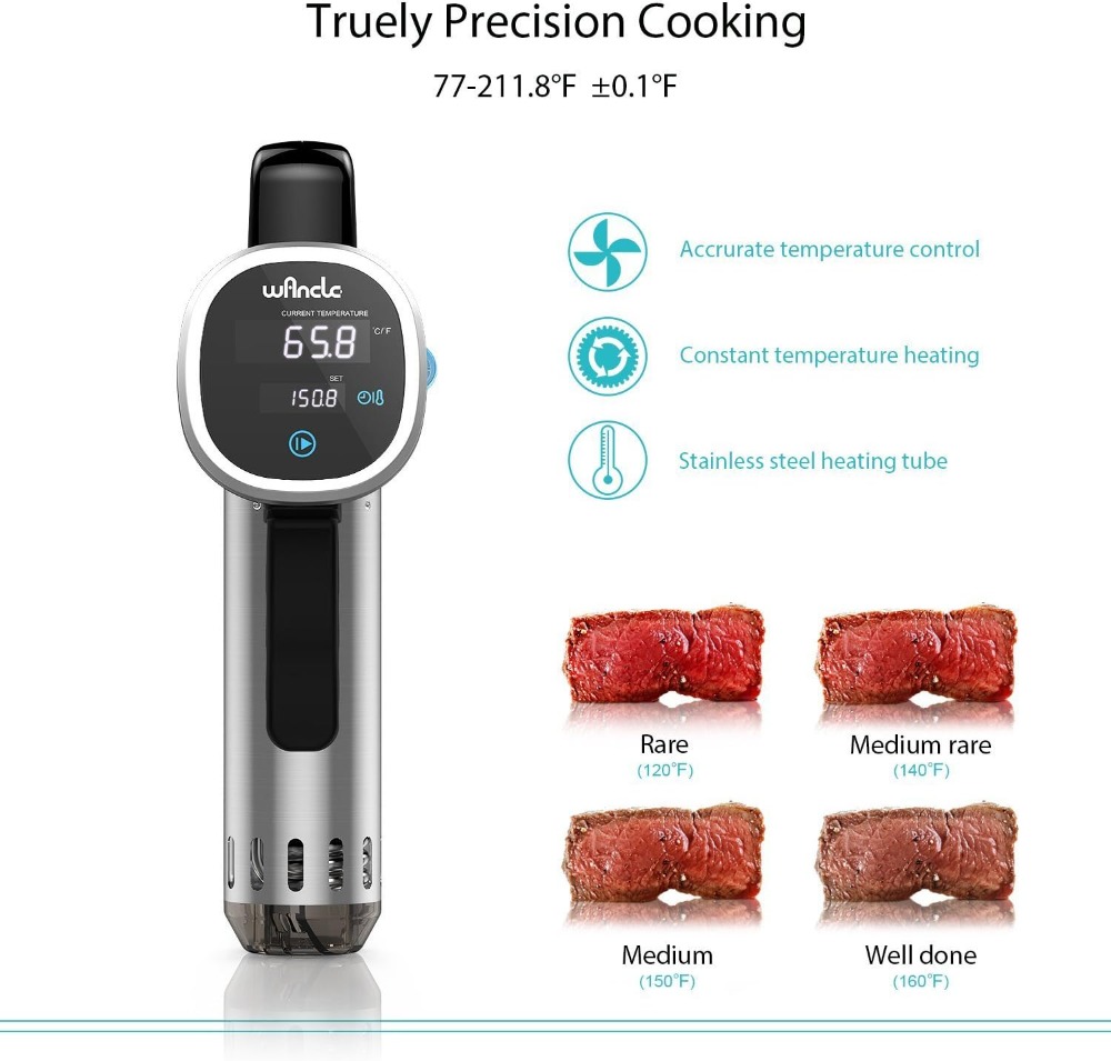 Sous Vide Cooker Immersion Cir - Sous Vide Immersion บทวิจารณ์และราคา