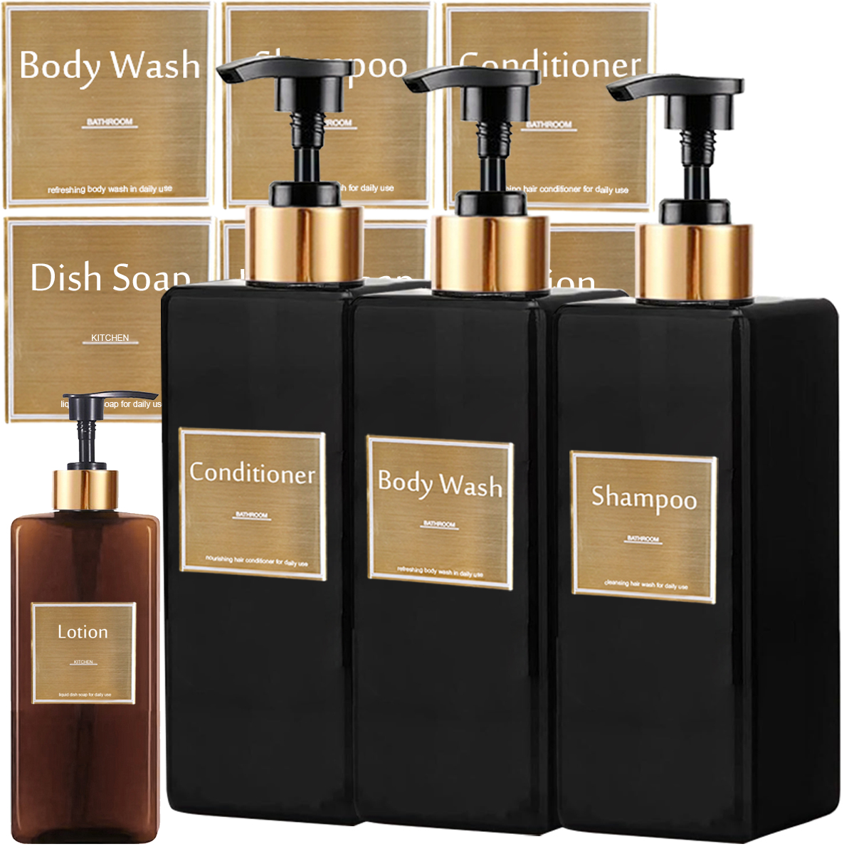 Shower Soap Dispenser Set Refi - Kitchen Appliances Set บทวิจารณ์และราคา