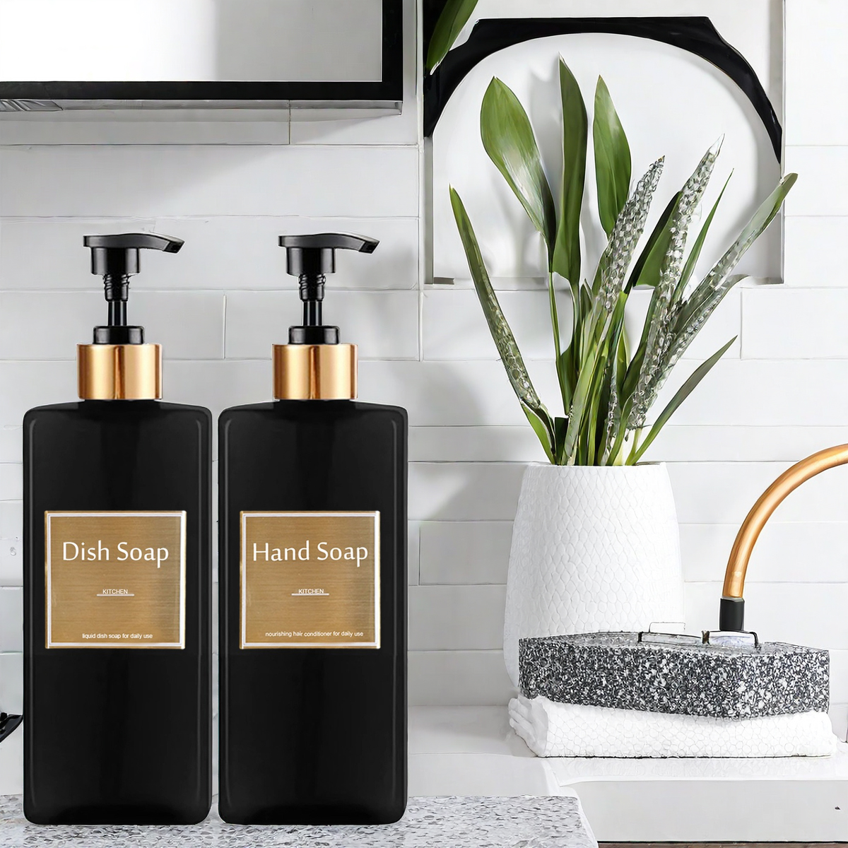 Shower Soap Dispenser Set Refi - Kitchen Appliances Set บทวิจารณ์และราคา