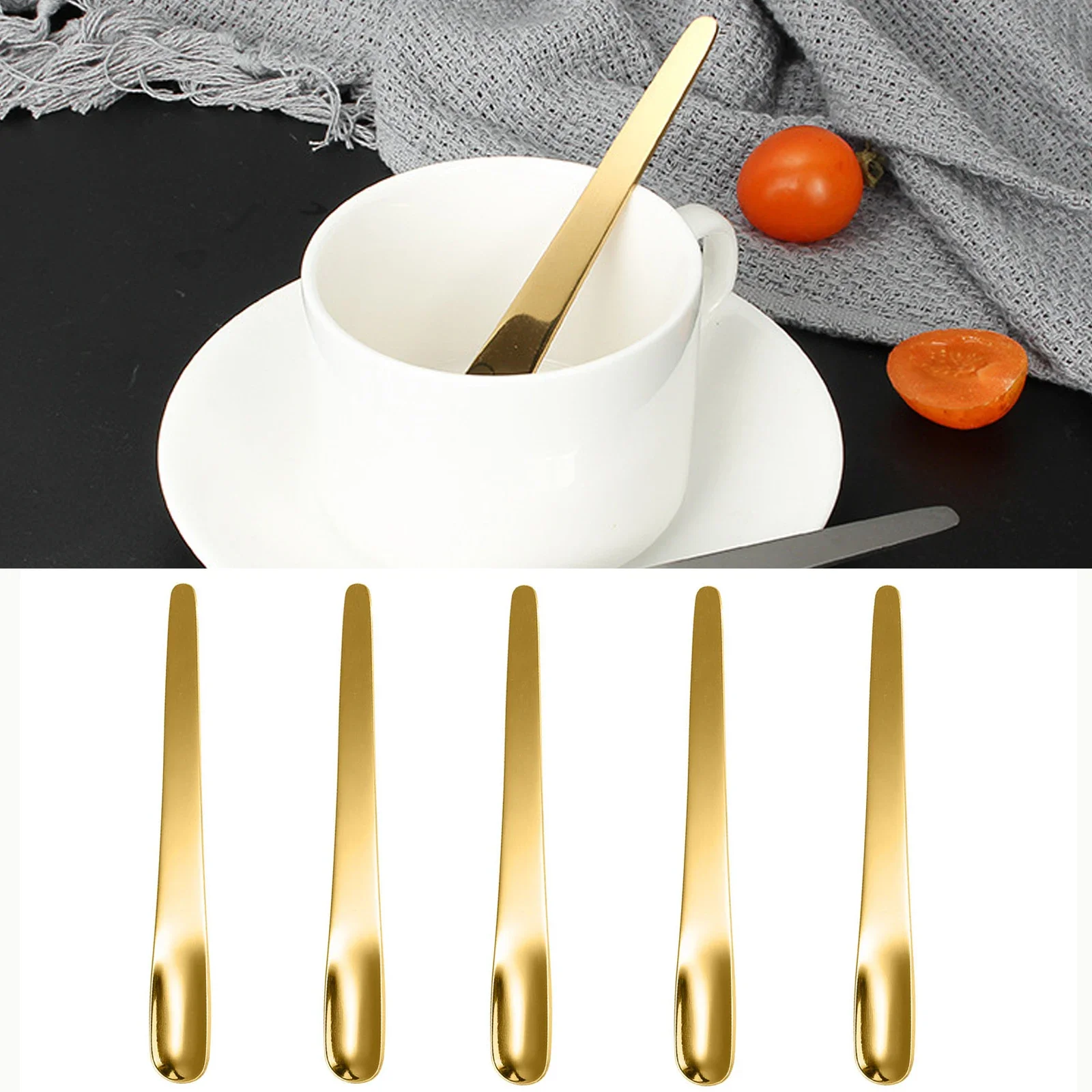 5PCS Coffee Spoon Stainless St - Kitchen Appliances Integrated บทวิจารณ์และราคา
