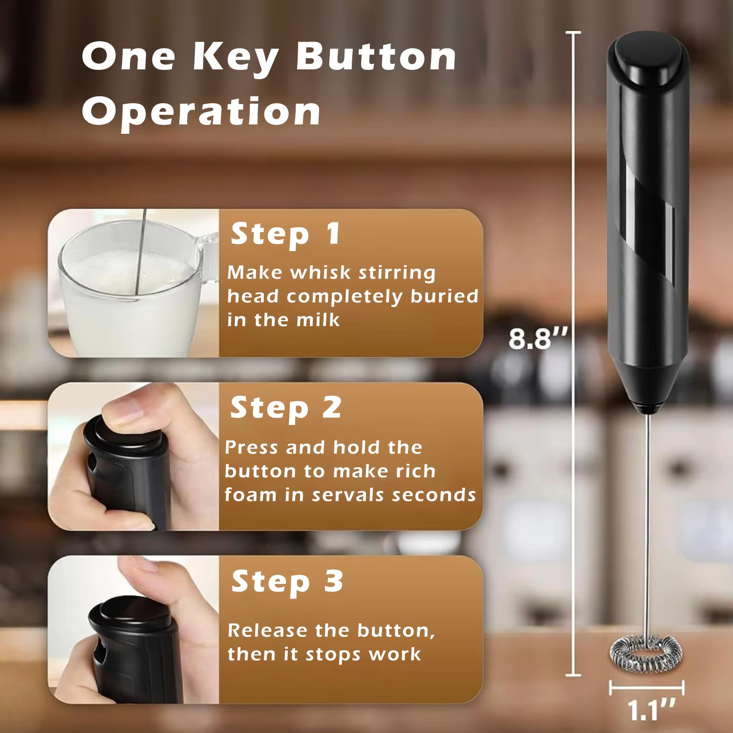1 AA battery powered coffee mi - Kitchen Appliances B&Q บทวิจารณ์และราคา