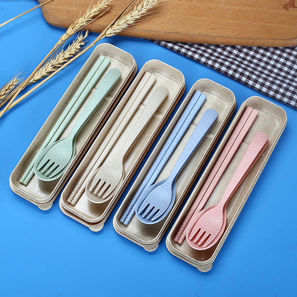 Fork Spoon Chopsticks Bowls Cu - Kitchen Appliances Set บทวิจารณ์และราคา