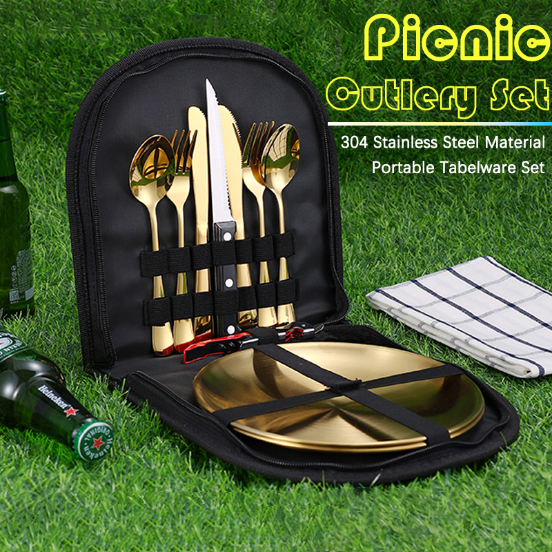 10Pcs Camping Tableware Set 30 - Kitchen Appliances Set บทวิจารณ์และราคา