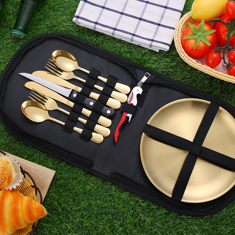 10Pcs Camping Tableware Set 30 - Kitchen Appliances Set บทวิจารณ์และราคา