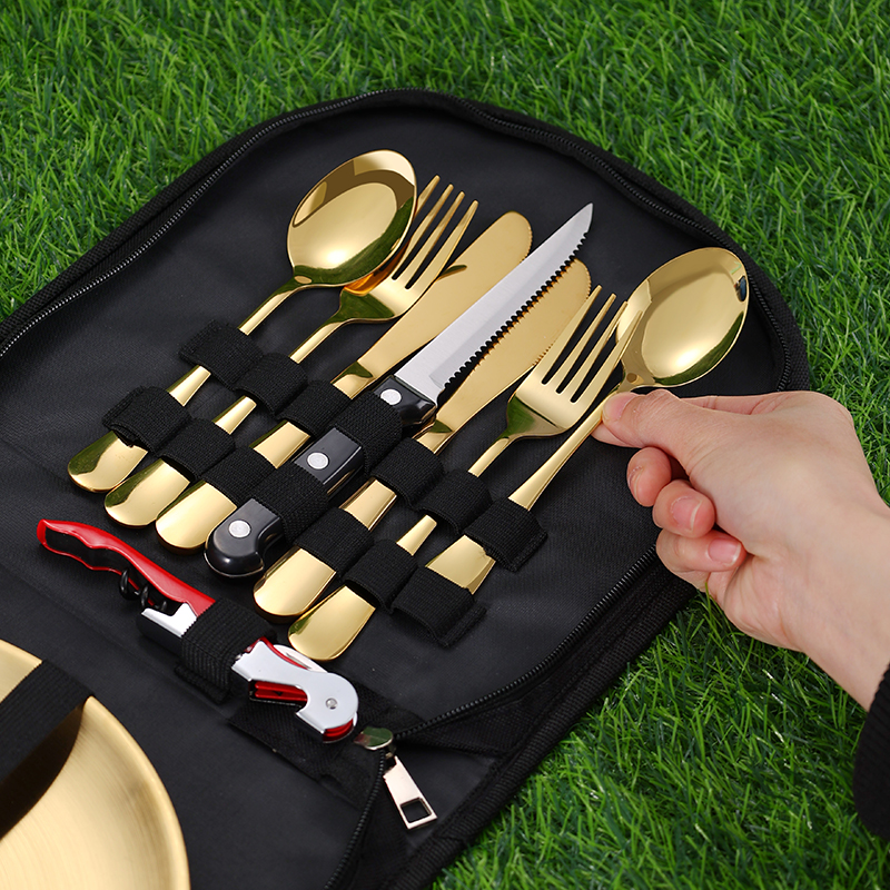 10Pcs Camping Tableware Set 30 - Kitchen Appliances Set บทวิจารณ์และราคา