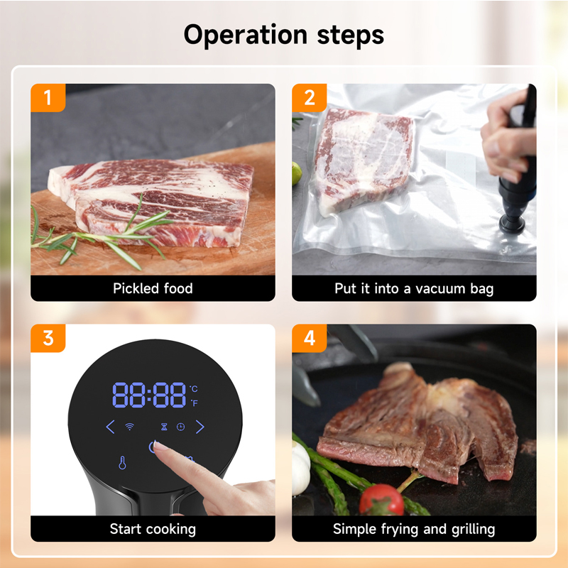 1100W Sous Vide Cooker Stainle - Sous Vide Immersion บทวิจารณ์และราคา