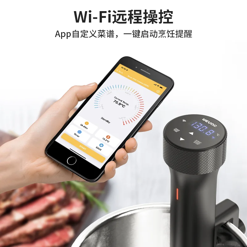 110V/220V WEVAC Sous Vide Prec - Sous Vide Immersion บทวิจารณ์และราคา