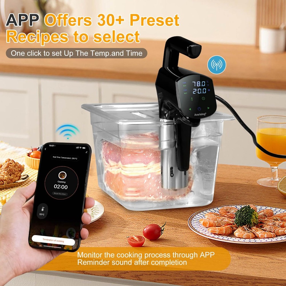 Sous Vide Cooker 2.4G WiFi, 13 - Sous Vide Immersion บทวิจารณ์และราคา