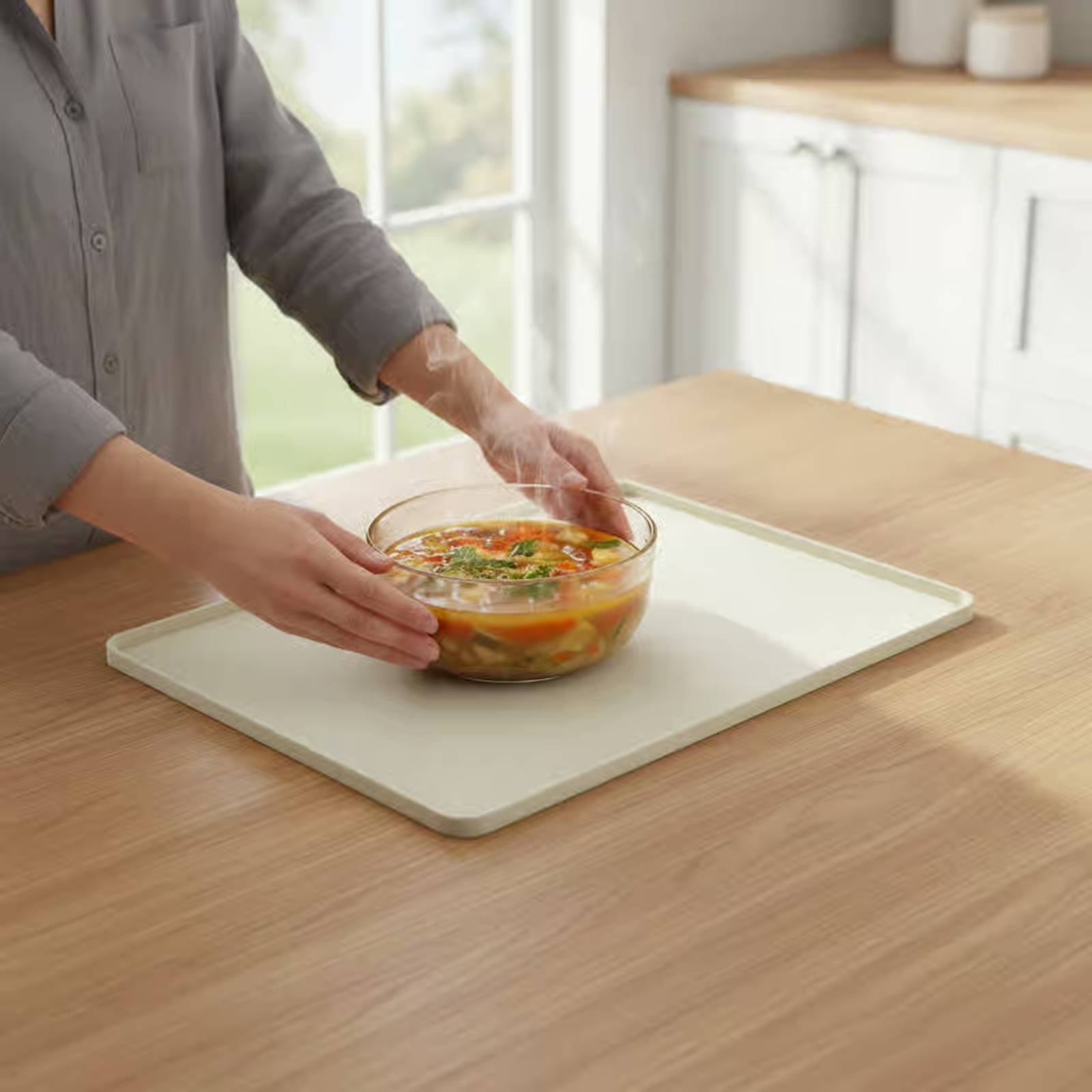 Silicone Microwave Top Mat Fle - Kitchen Appliances In บทวิจารณ์และราคา