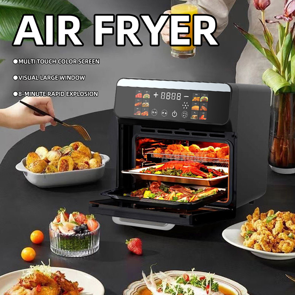 Touchscreen Electric Air Fryer - Kitchen Appliances B&Q บทวิจารณ์และราคา